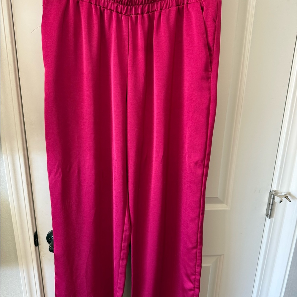a new day Women's Wide Leg Pants - Pink